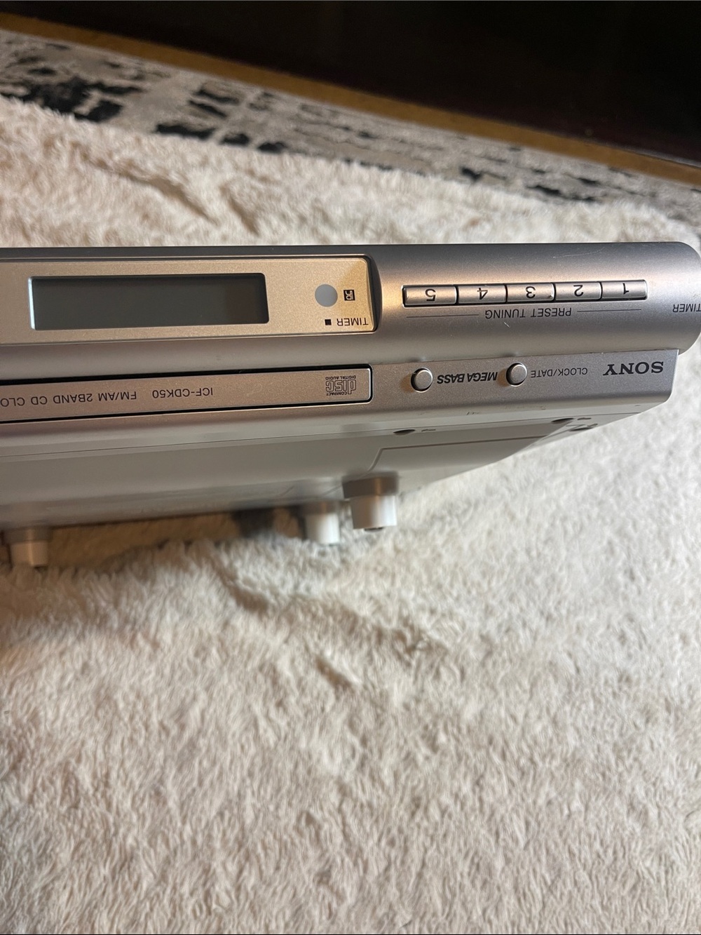 Sony ICF- CDK50 under counter FMAM clock radio - Picture 5 of 7
